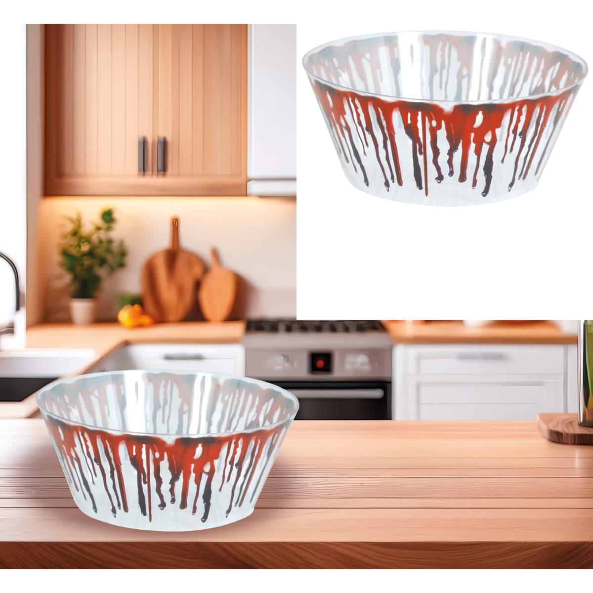 Ciotola Halloween PVC Insanguinata cm.Ø25 |Guirca_537