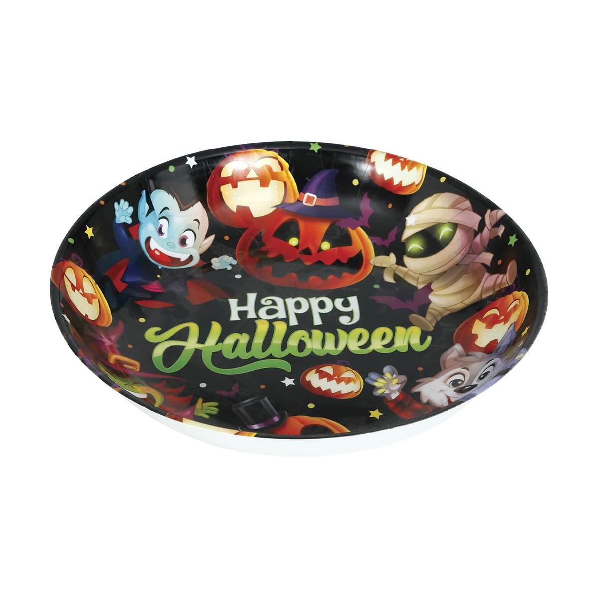 Ciotola Halloween PVC Happy Halloween cm.Ø32 |Guirca_145