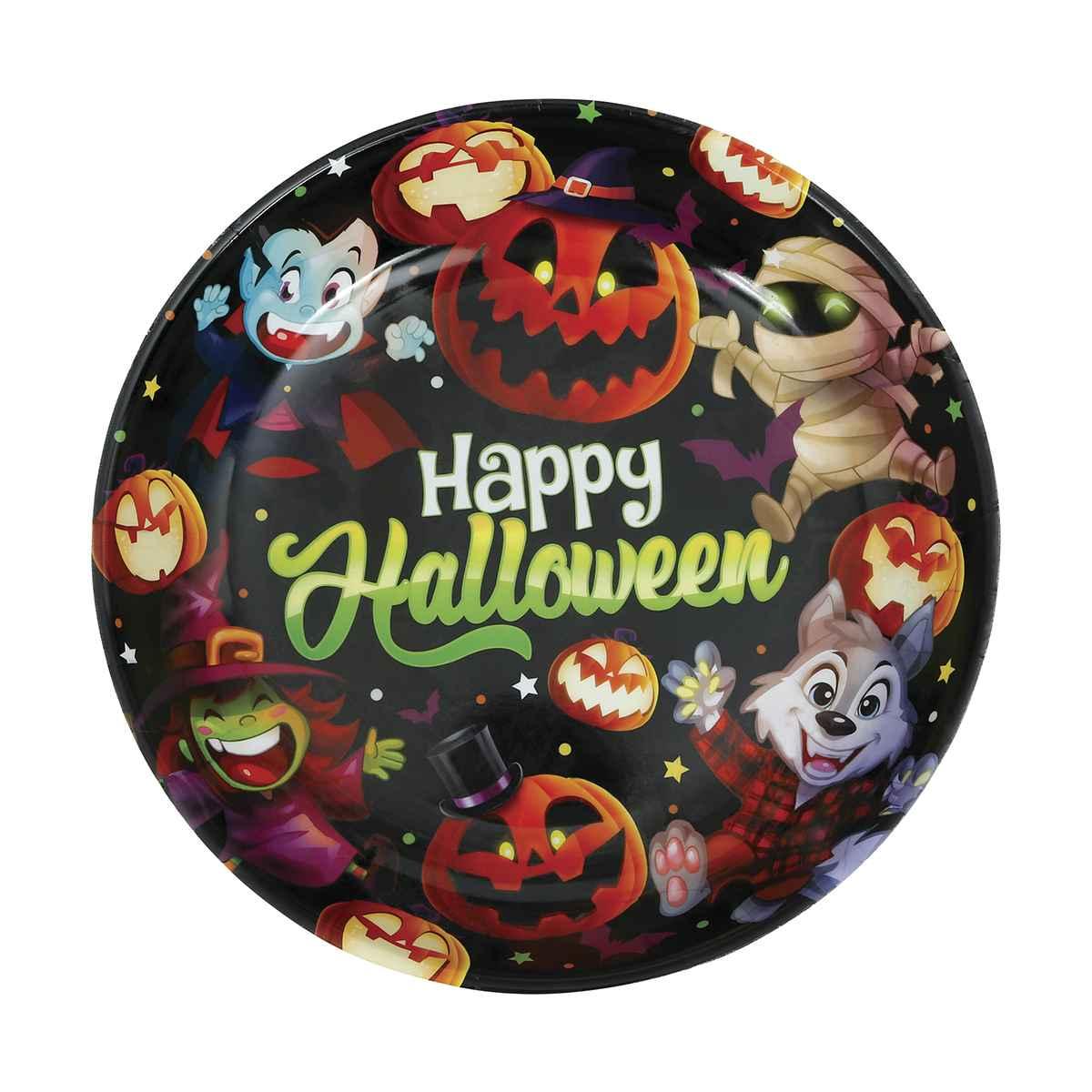 Ciotola Halloween PVC Happy Halloween cm.Ø32 |Guirca_145