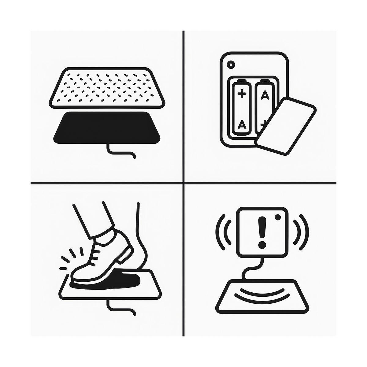 Tappeto Halloween con Dispositivo Sonoro cm.34x25 |Guirca_921