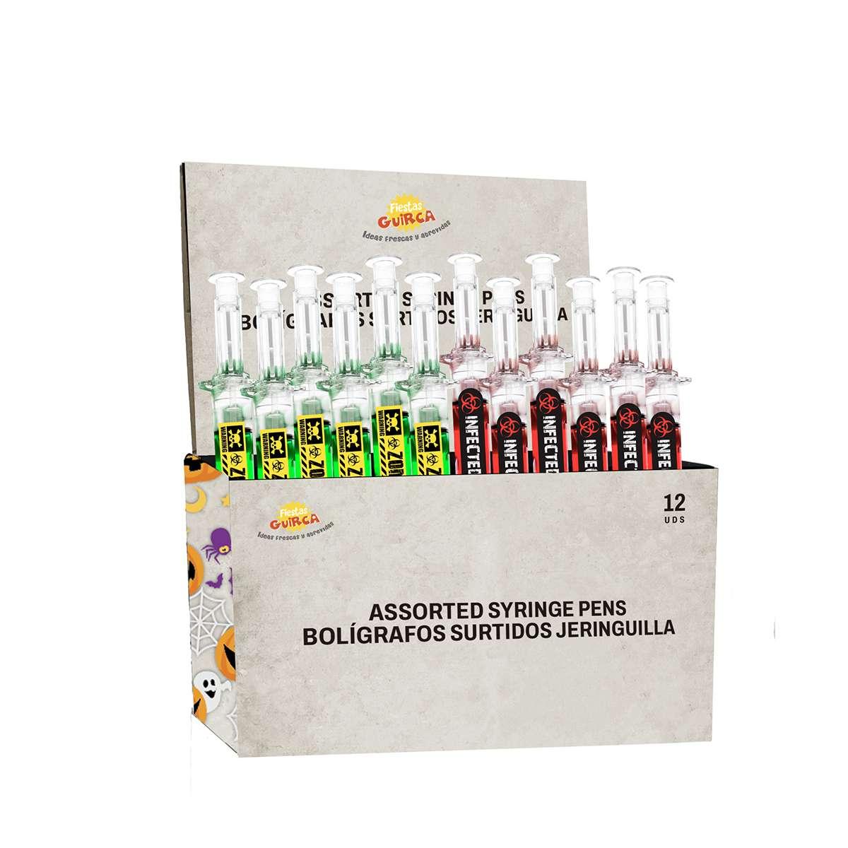 Penna Halloween con Siringa Sangue Infetto Ass. 2 Colori |Guirca_369