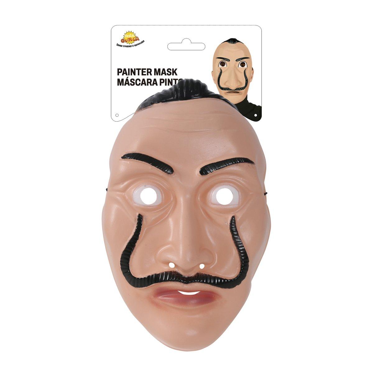 Maschera Viso PVC Casa di Carta Salvador Dali Papel |Guirca_022