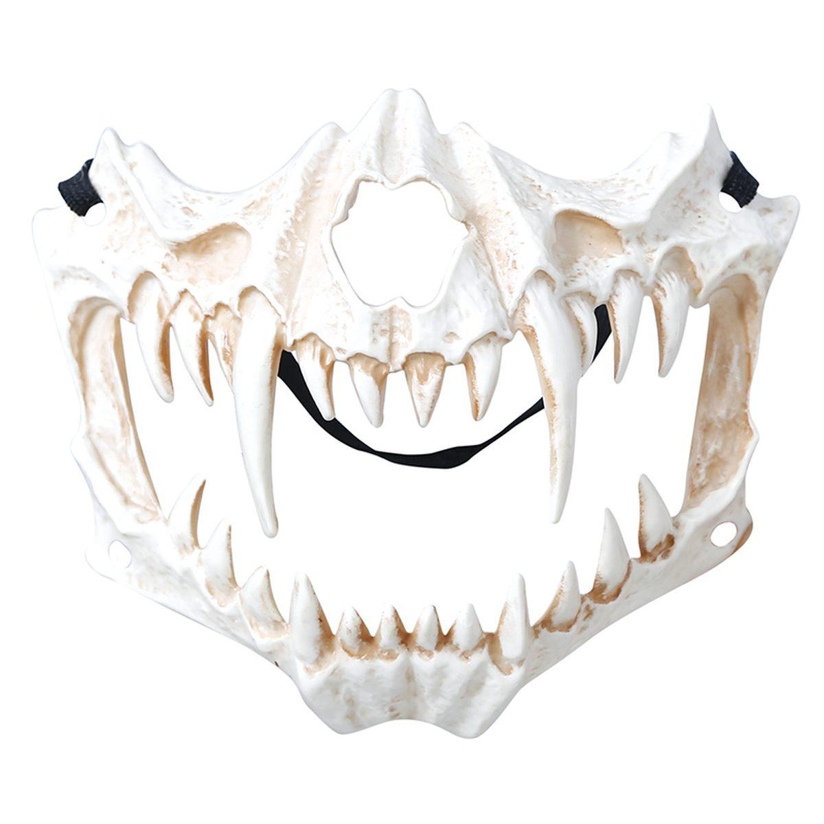 Maschera Viso PVC Horror con Zanne |Guirca_155