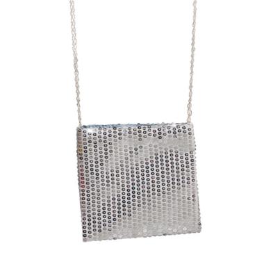 Borsa Paillettes Argento |Orlob