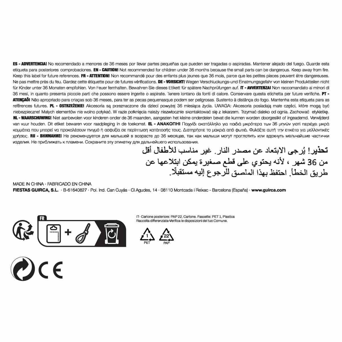 Bastone PVC Arlecchino Assassino cm.90 |Guirca_718