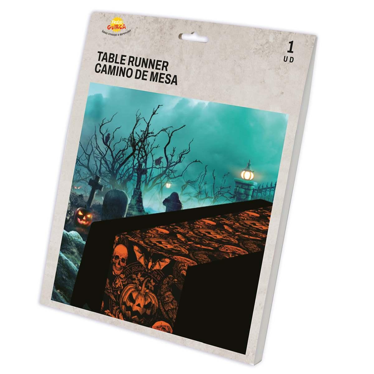 Runner Halloween Zucche Gotiche cm.28x275 |Guirca_312