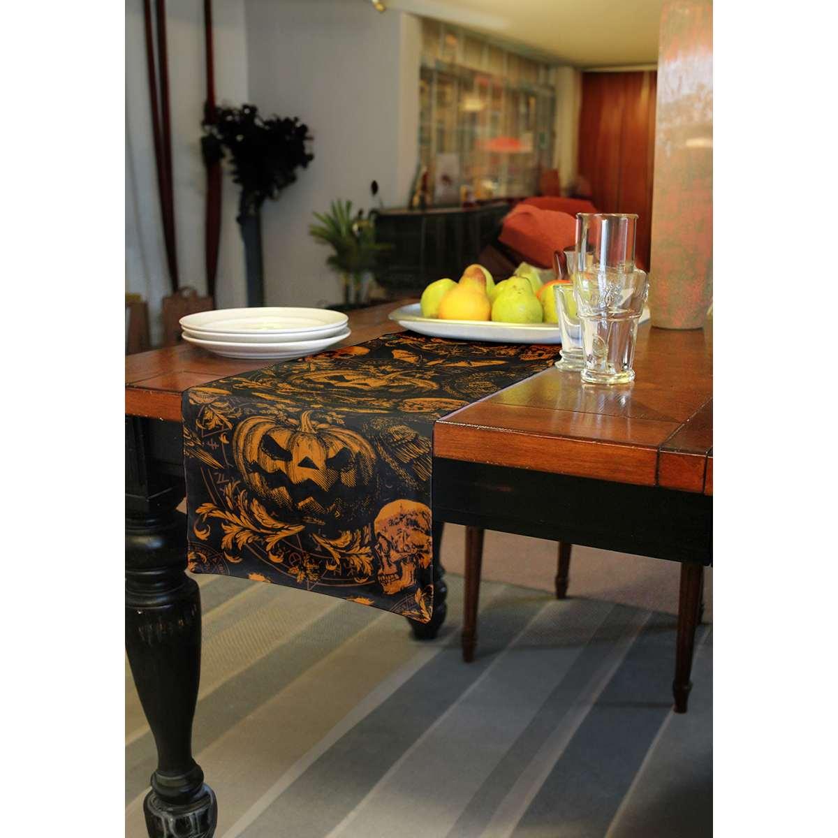 Runner Halloween Zucche Gotiche cm.28x275 |Guirca_312