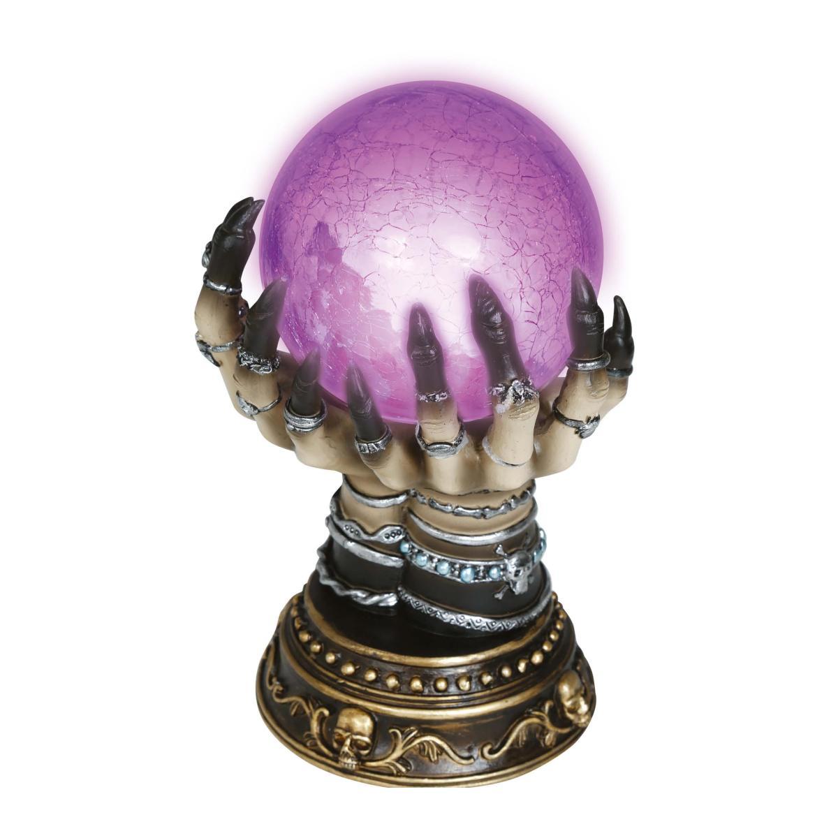 Sfera Magica Caleidoscopica con Mano e Luci cm.Ø23 |Guirca_404