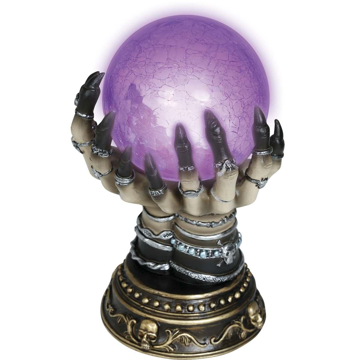 Sfera Magica Caleidoscopica con Mano e Luci cm.Ø23 |Guirca_404