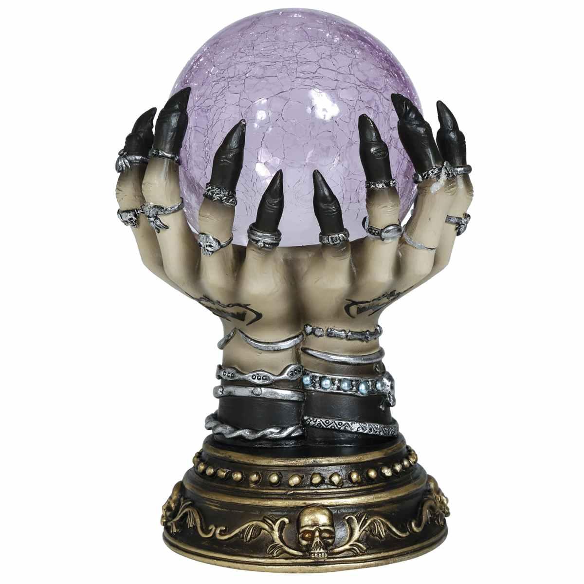 Sfera Magica Caleidoscopica con Mano e Luci cm.Ø23 |Guirca_404