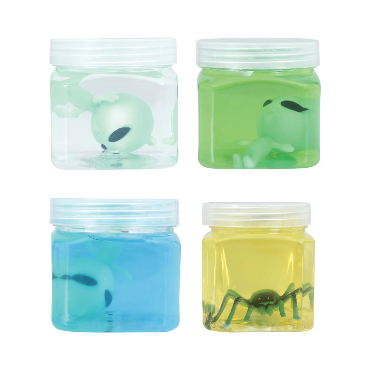 Barattoli con Gelatina Antistress con Ragni Colori Assortiti |Guirca_597