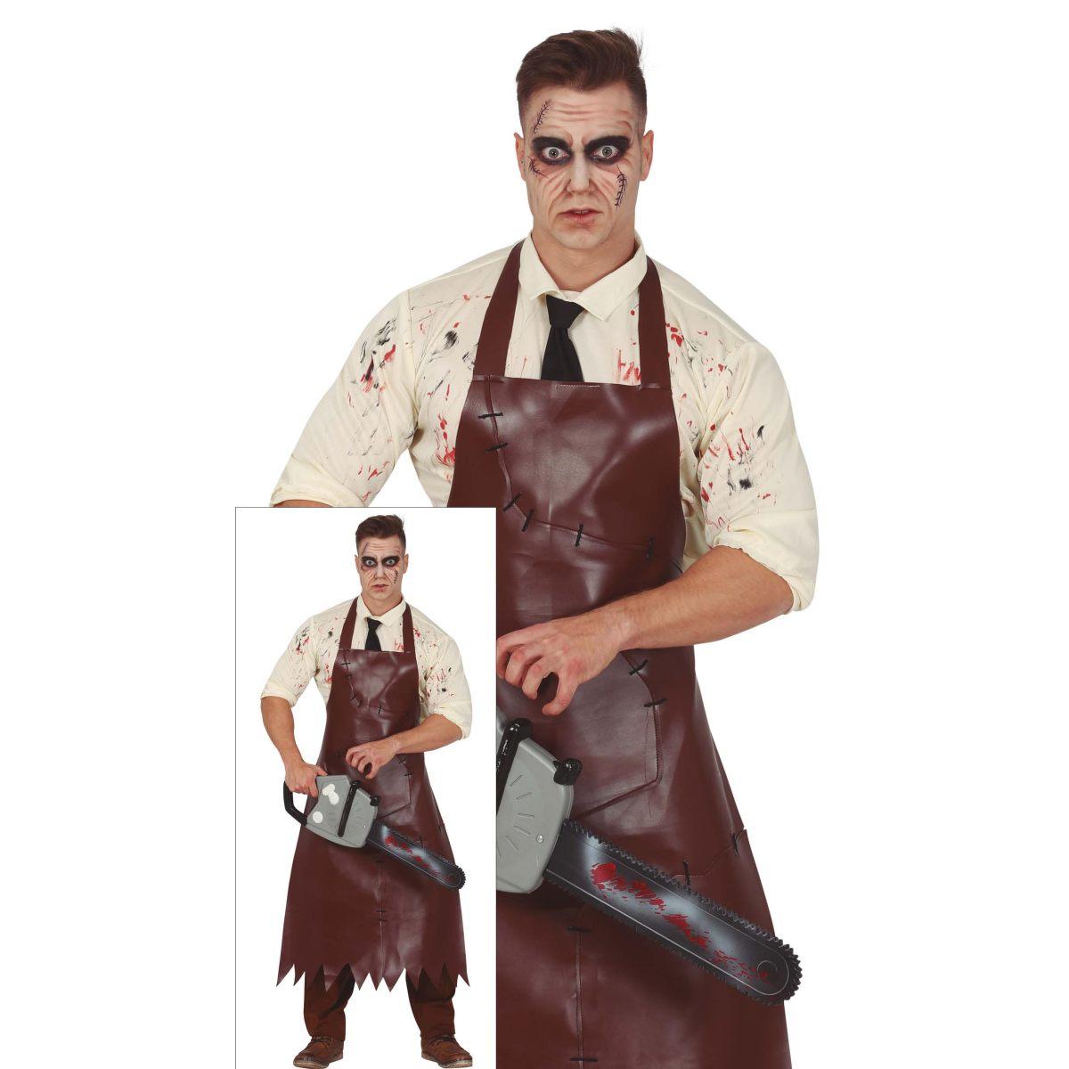 Grembiule Assassino con Motosega Set pz.2 |Uomo_L3_10091
