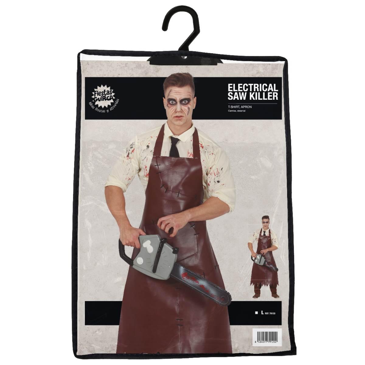 Grembiule Assassino con Motosega Set pz.2 |Uomo_L3_10091