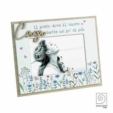 Cornice Legno cm.10x15 con Scritta |Mascagni_888