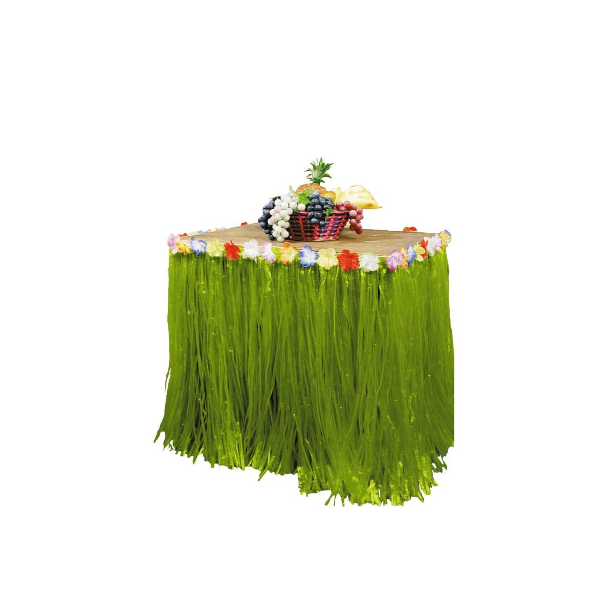 Bordo Tavola Nylon cm.280x75 con Fiori in Tessuto |Carnival Toys