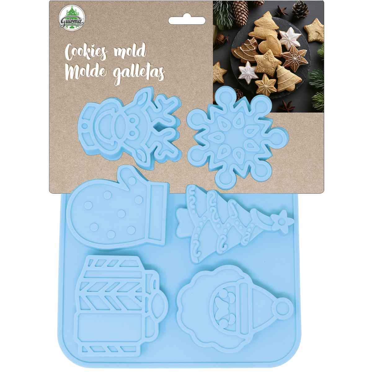 Stampo Silicone Natale Biscotti Set pz.6 |Guirca_948