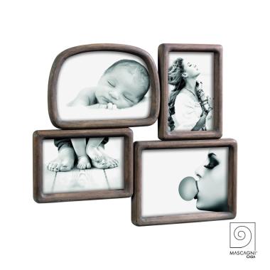 Cornice Multipla 4 Posti Legno cm.37x32 |Mascagni_203