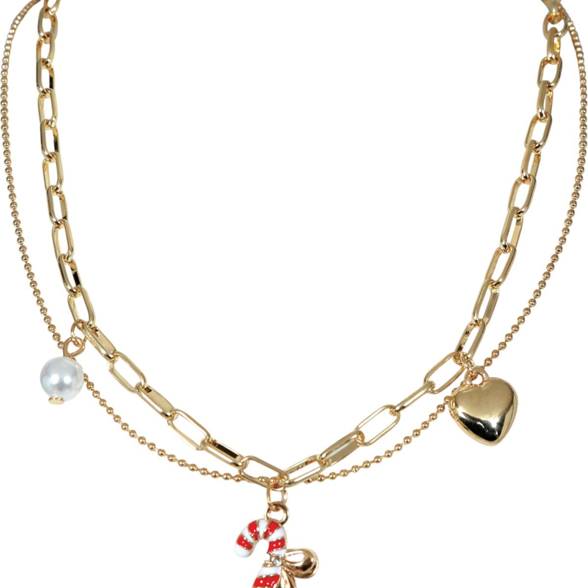 Collana candy natale metallo