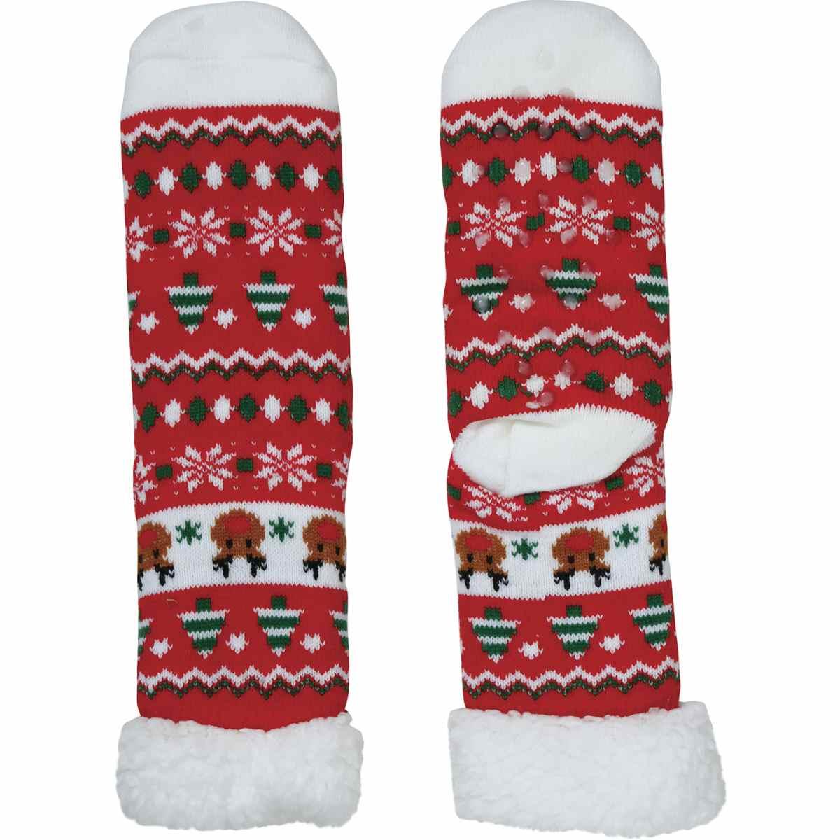 Calzini Natale Termici Rossi con Renna |Guirca_172