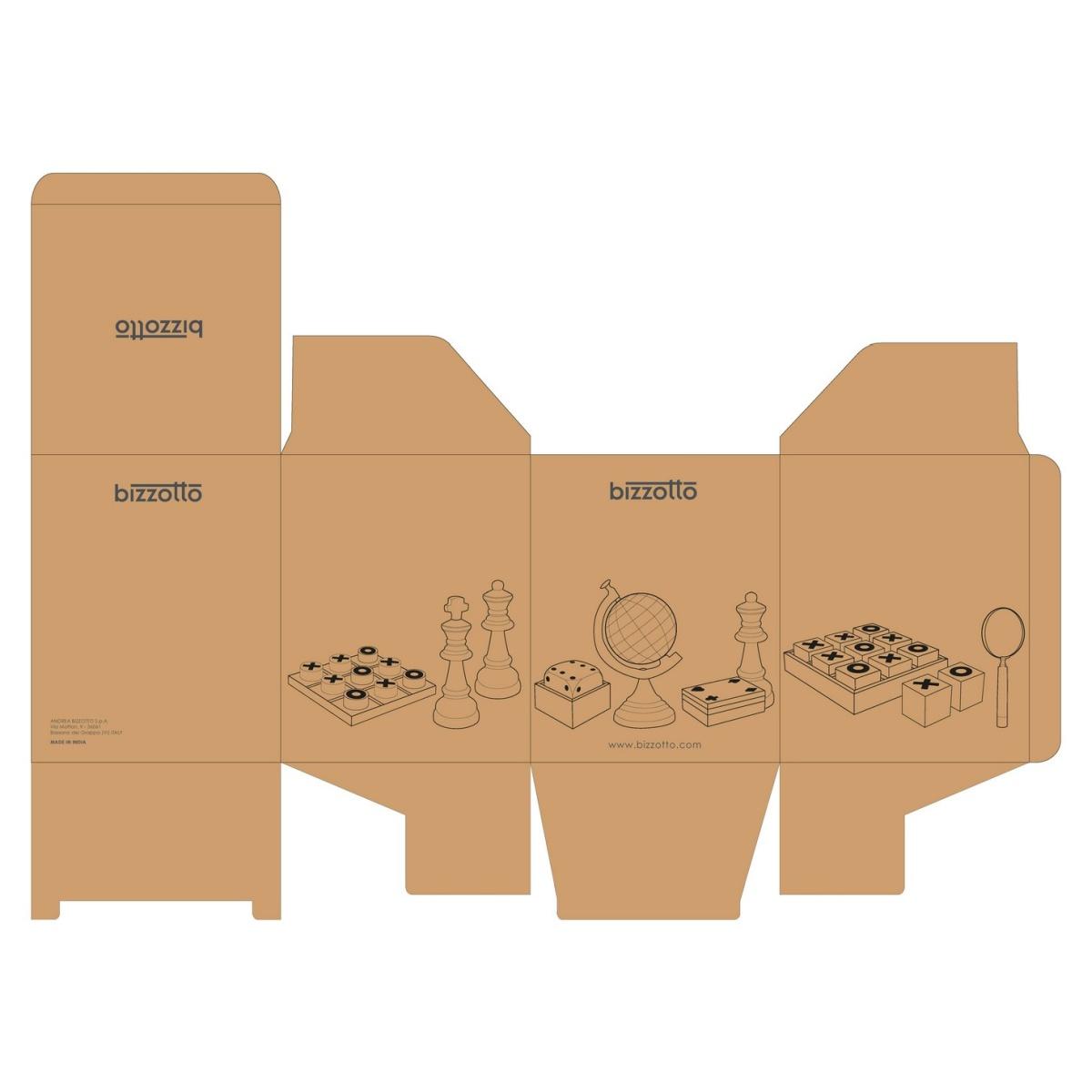 Decorazione Scatola Gioco Legno con Carte cm.12x8,5 |Bizzotto_204