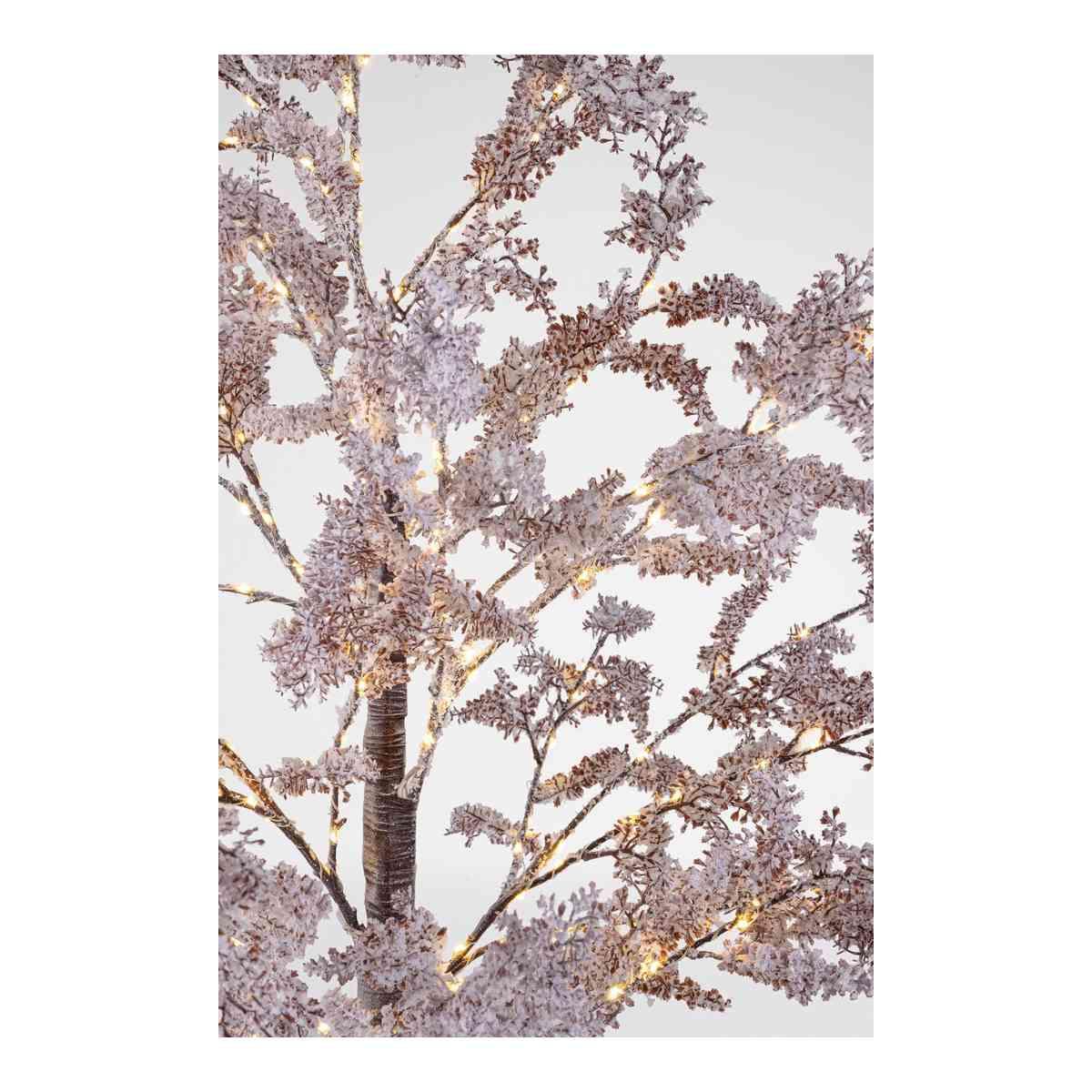 Albero Natale cm.150 Sleek Led 150 Bianco Caldo |Bizzotto_803