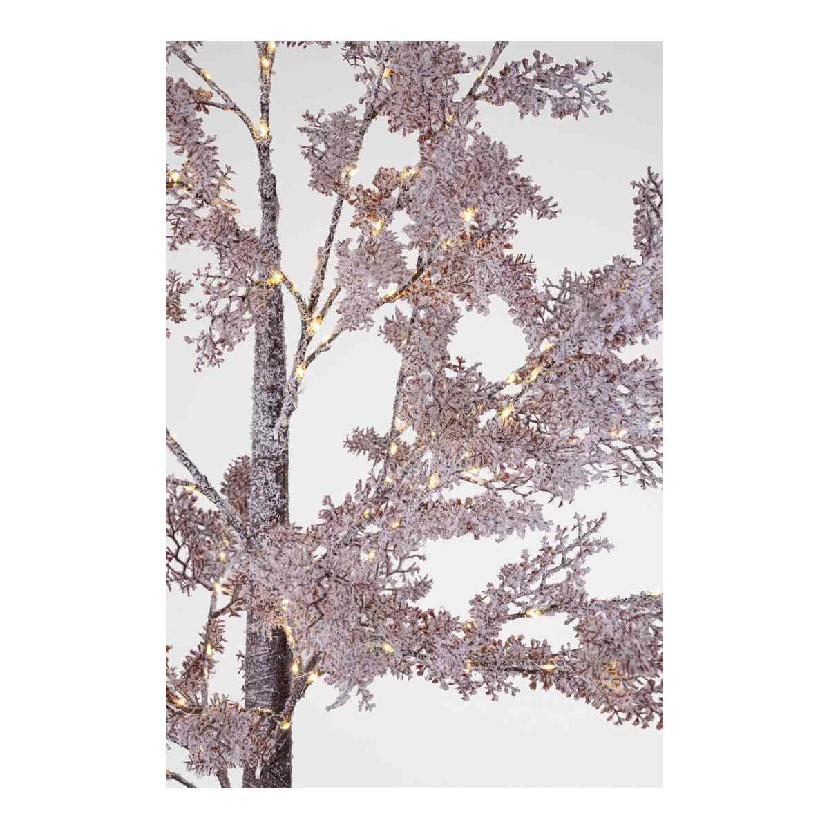 Albero Natale cm.180 Sleek Led 180 Bianco Caldo |Bizzotto_810