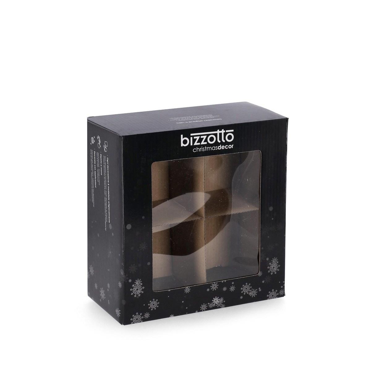 Pallina Natale Vetro cm.Ø10 Rossa con Scritta Merry Christmas |Bizzotto_611