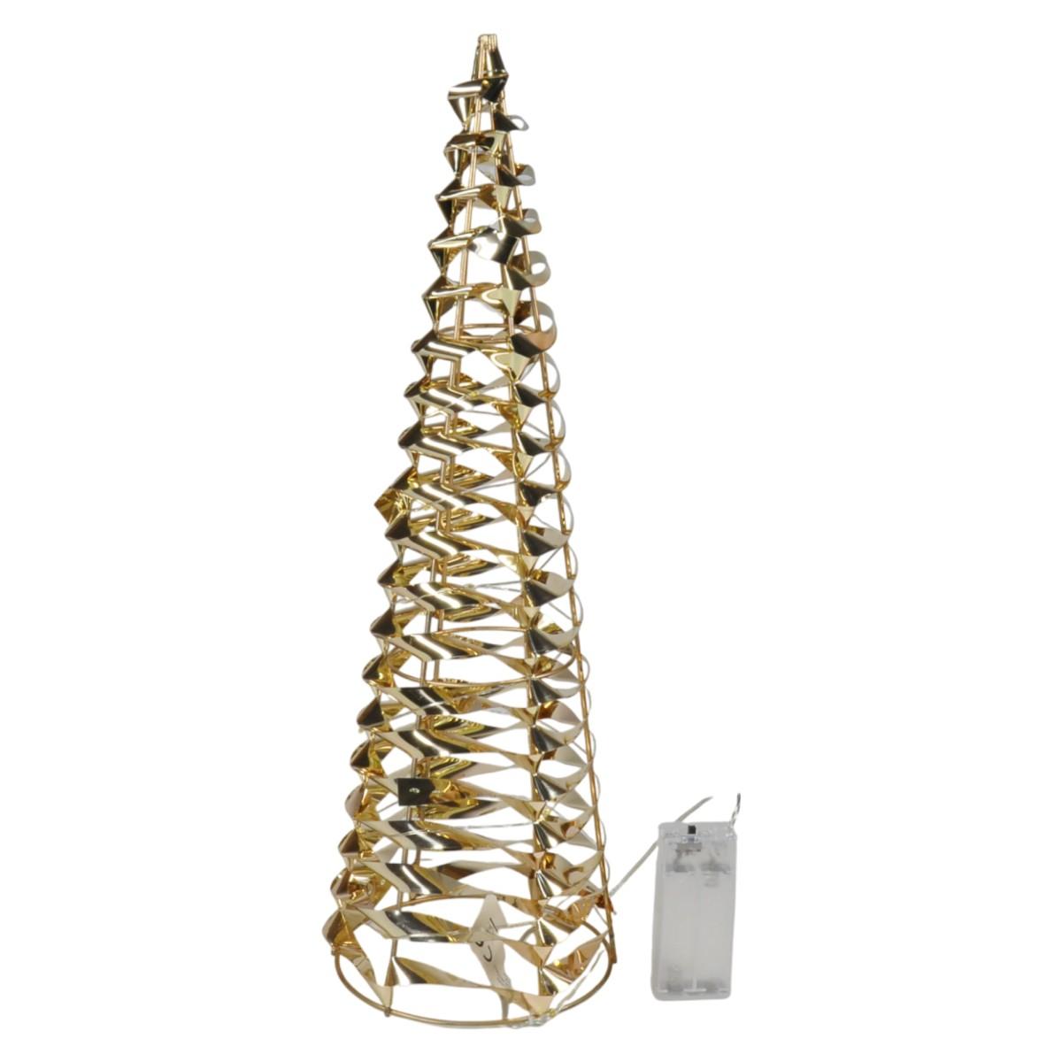 Luci Natale Esterno LED 20 Cono Bianco Caldo cm.40 |Bizzotto_518