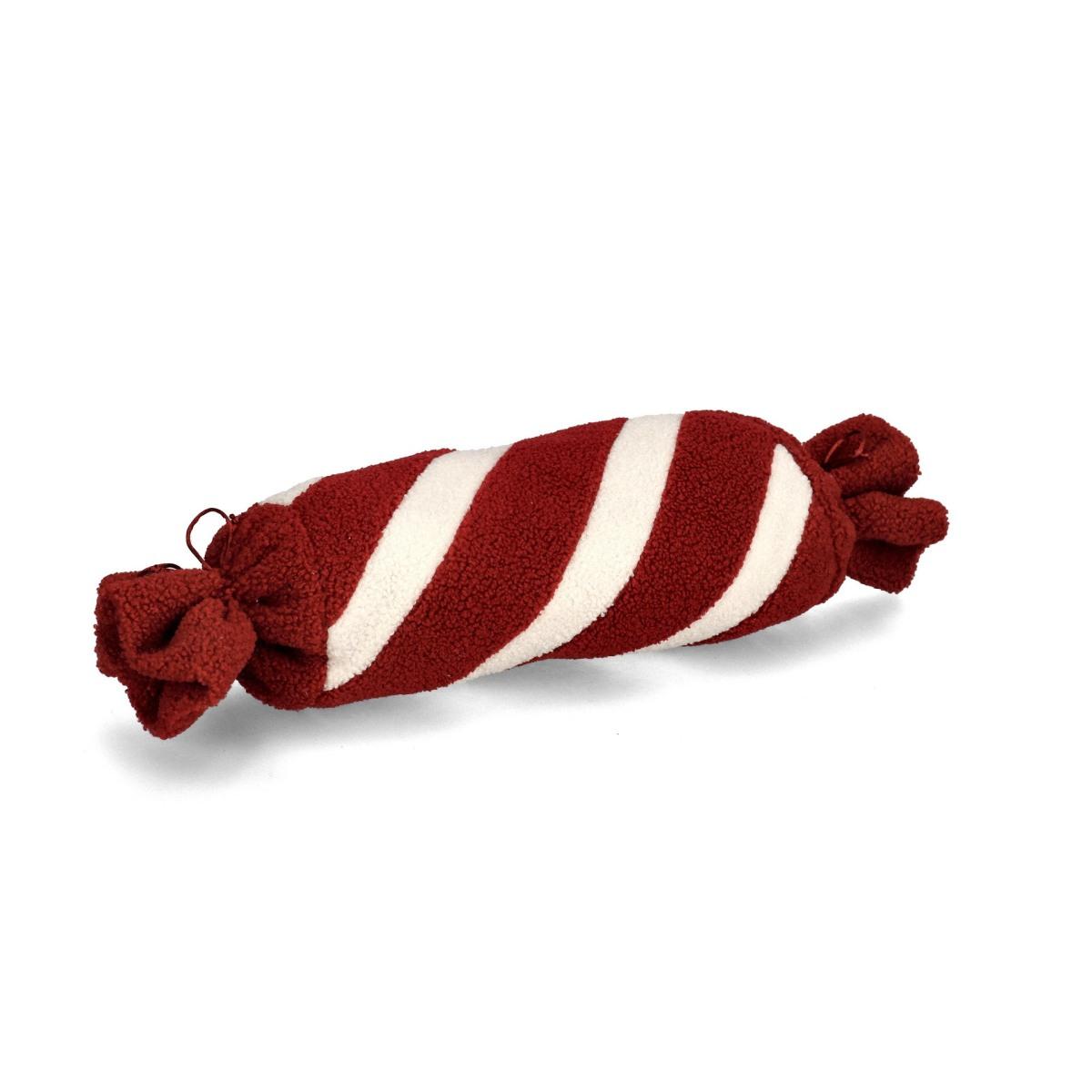 Cuscino Arredo in Tessuto Natale BonBons Caramella Rossa cm.54x13 |Bizzotto_202