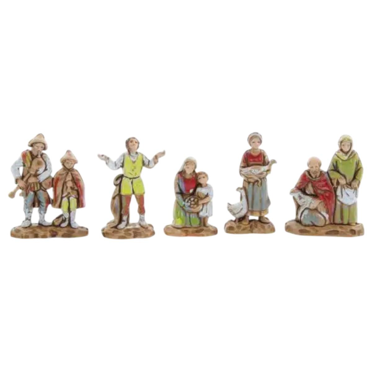 Statua cm.3,5 Pastori Set pz.22 -440 |Moranduzzo