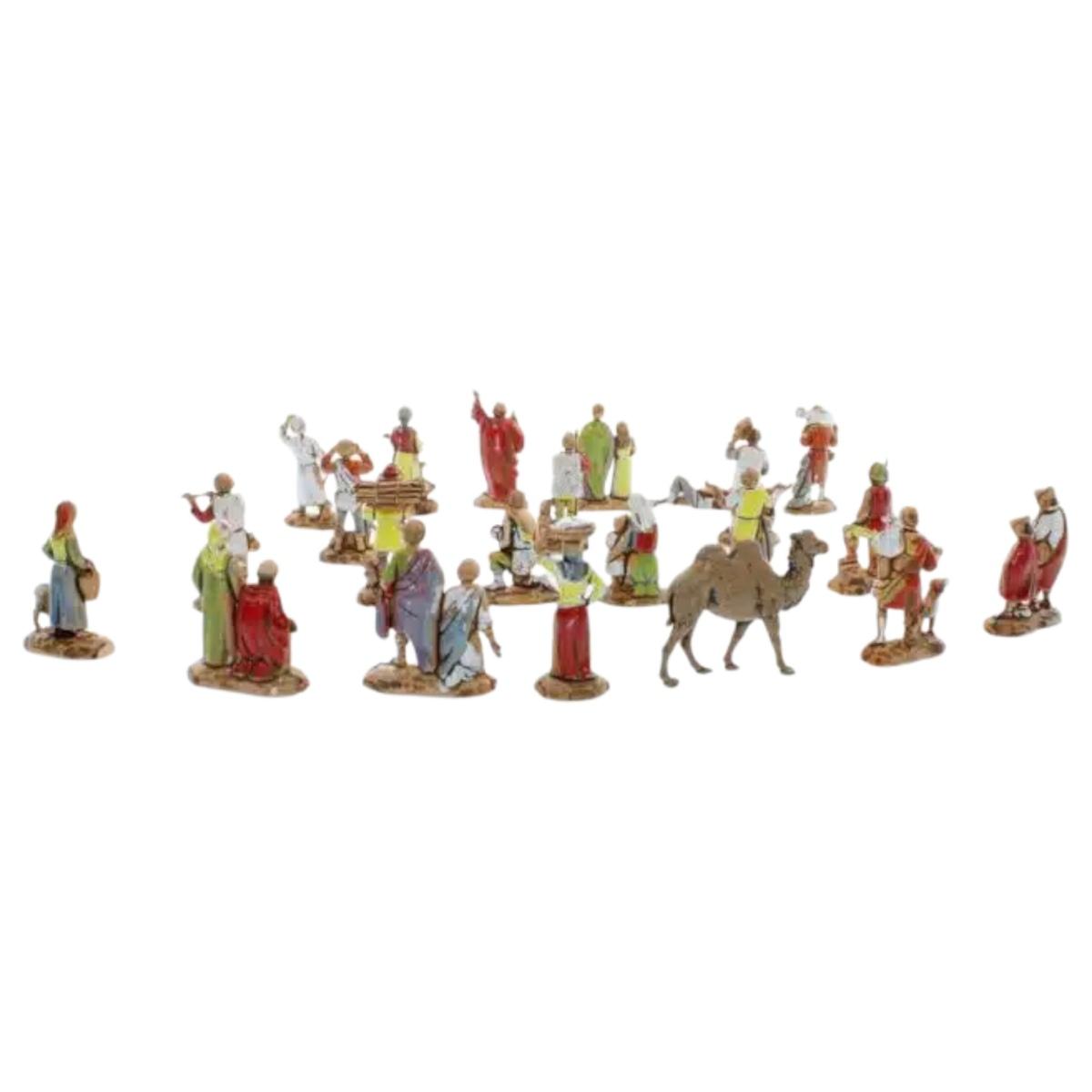 Statua cm.3,5 Pastori Set pz.22 -440 |Moranduzzo