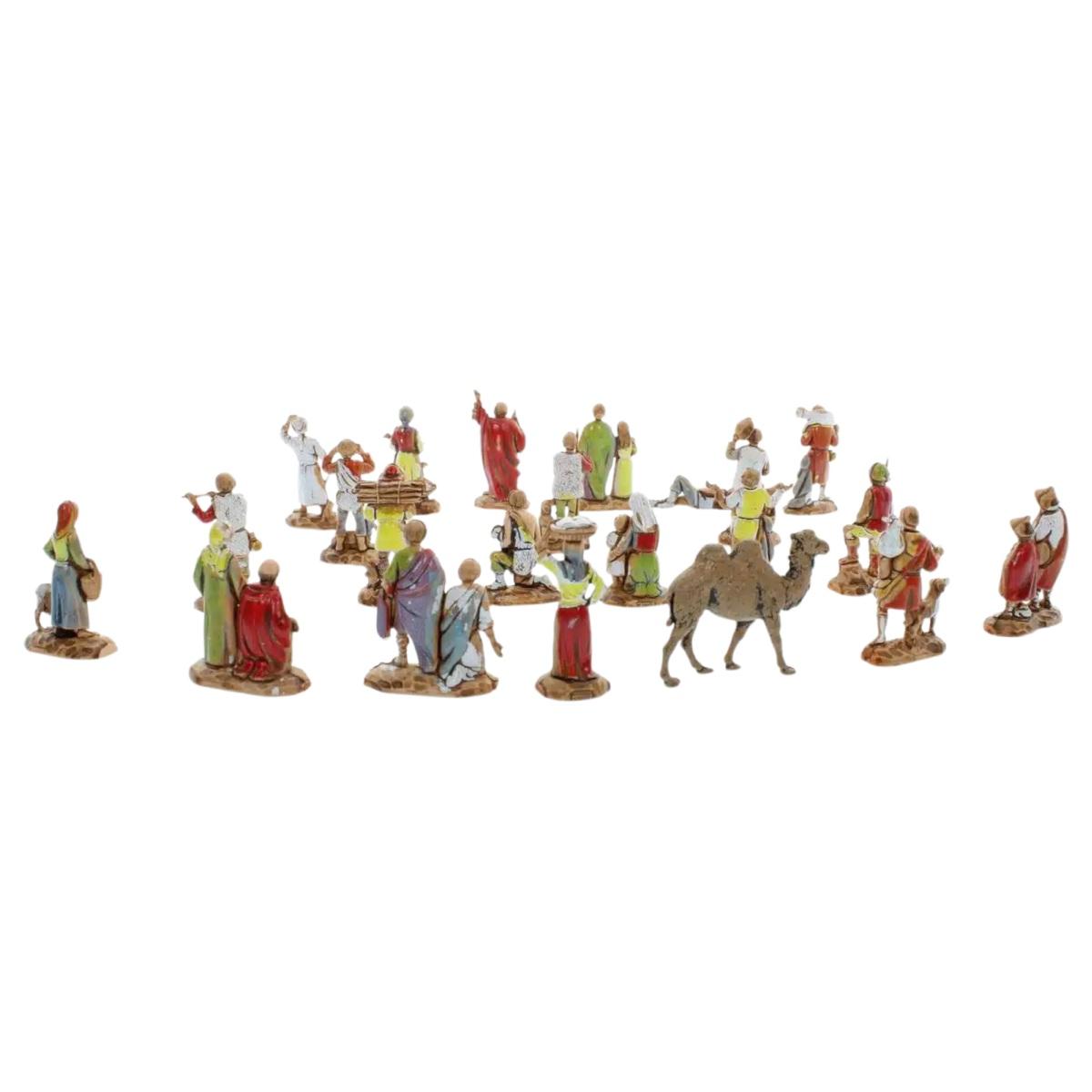 Statua cm.3,5 Pastori Set pz.22 -440 |Moranduzzo