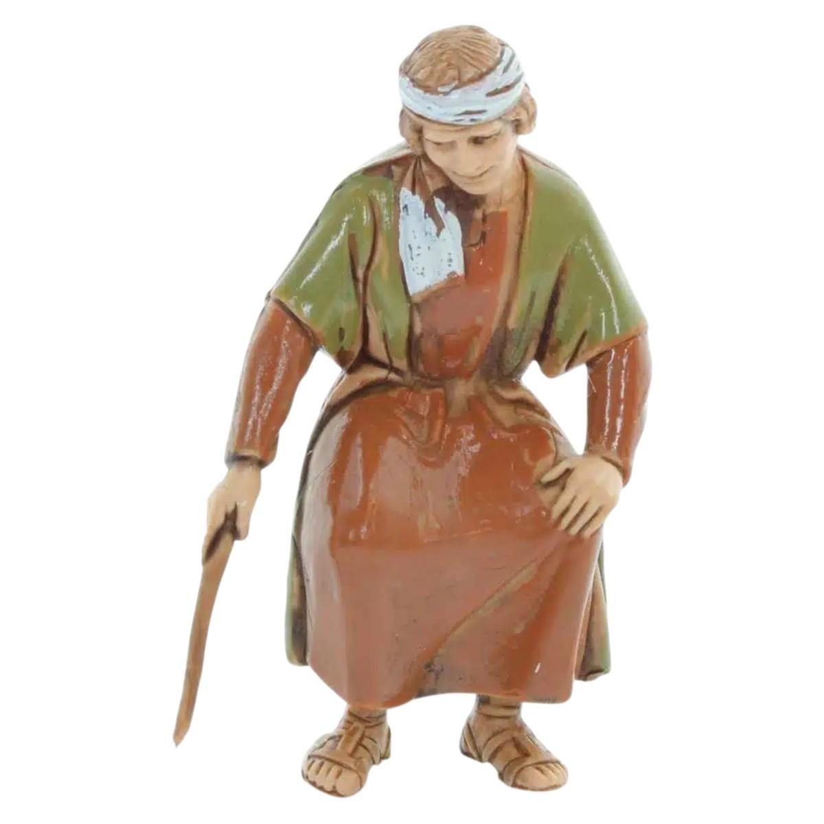 Statua cm.10 Gruppo Donne al Pozzo con Cammellieri Set pz.4 |Moranduzzo