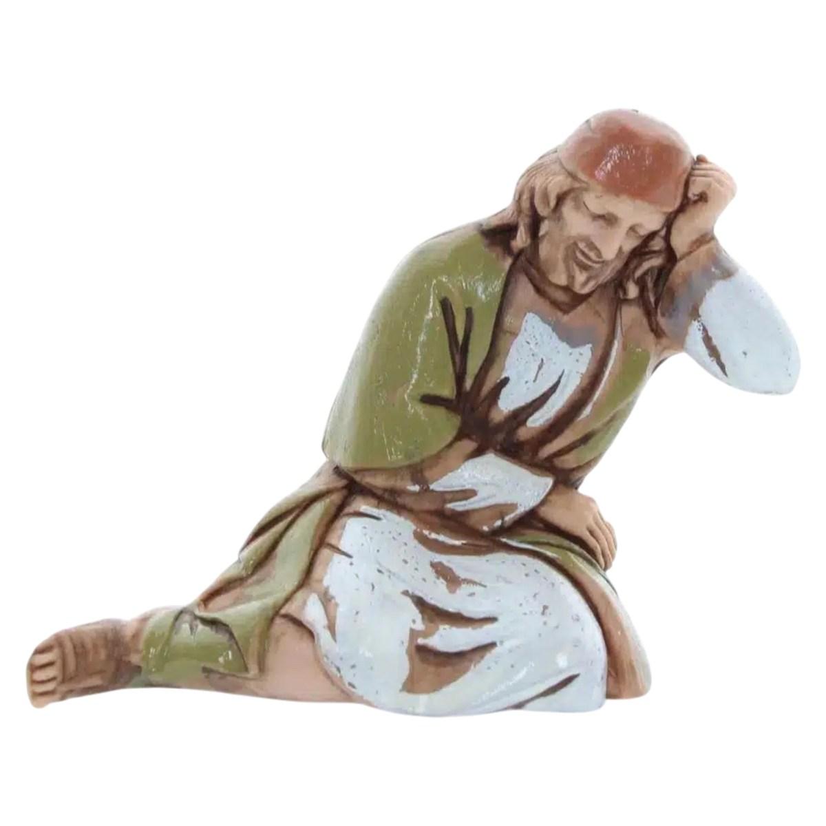 Statua cm.10 Gruppo Donne al Pozzo con Cammellieri Set pz.4 |Moranduzzo