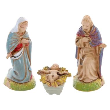 Natività cm.6 Napoletano Set pz.3 |Moranduzzo