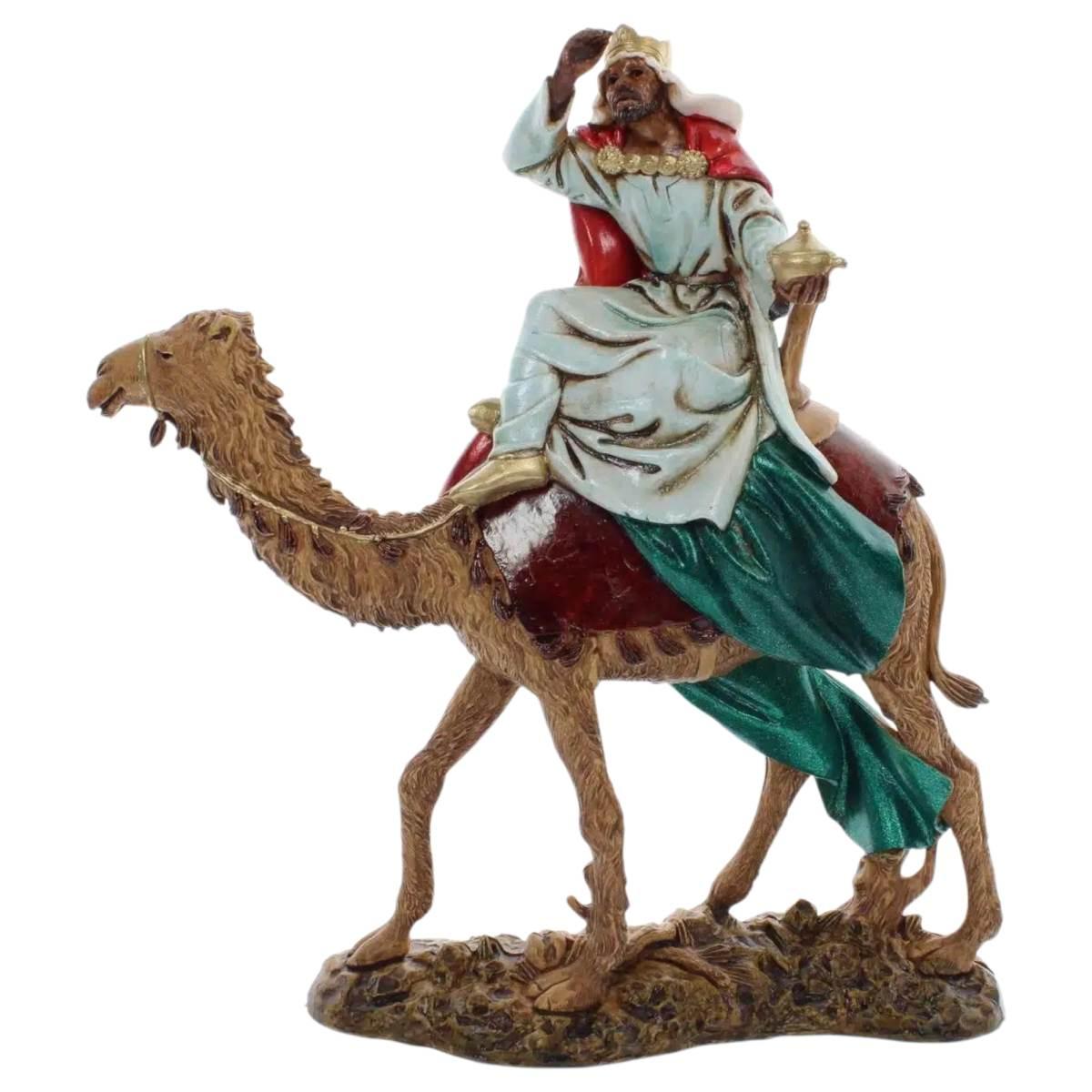 Statue cm.12 Re Magi con Cammelli Set pz.3 |Moranduzzo