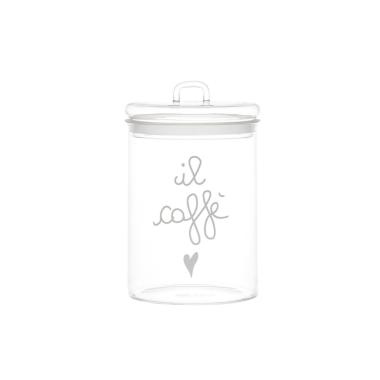 Barattolo Vetro Simple Day Il Caffè cm.Ø12x20 |Simple_10012220