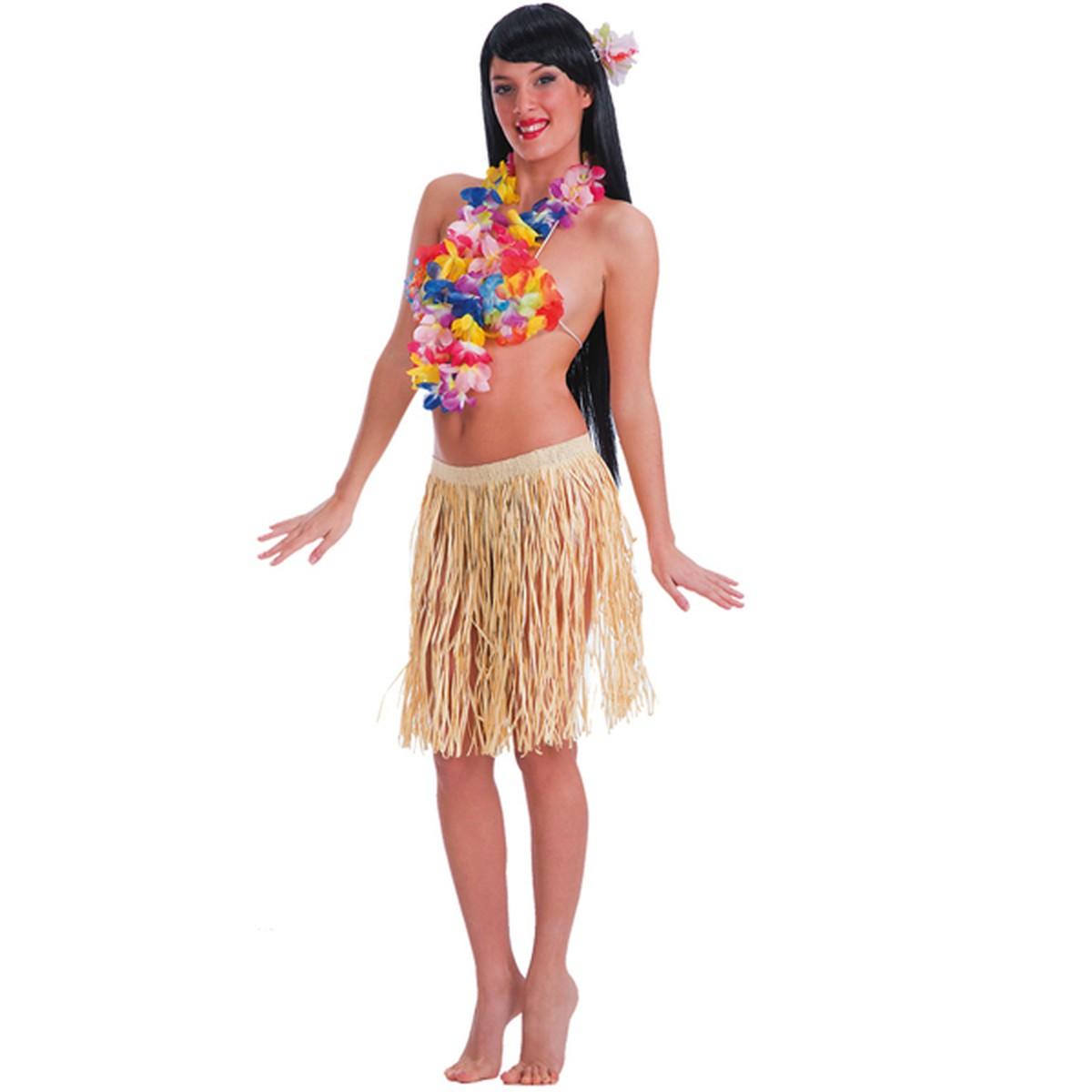 Costume Gonna cm.45 Hawaii Paglia Naturale |Carnival Toys