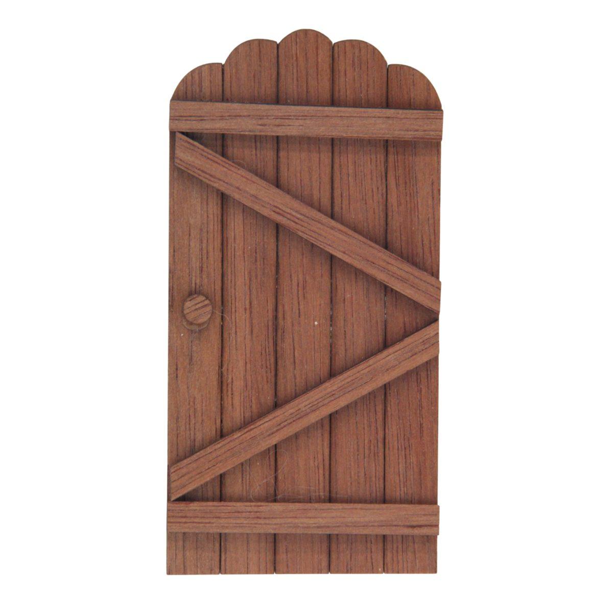 Portone 1 Anta Legno cm.14x7x0,5 |Rossi Rosa