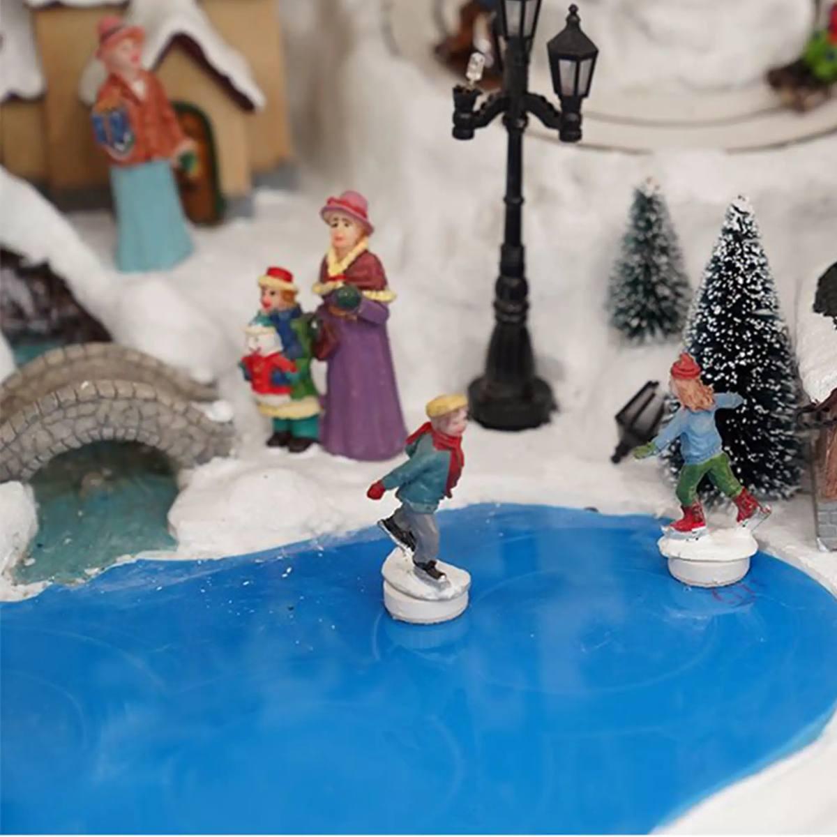 Villaggio Natalizio con Luci Suoni e Movimenti cm.51x38x32 |Mazzeo