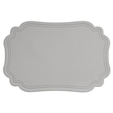 Tovaglietta Americana PVC Sagomata Grigia cm.44x33 |Montemaggi_846