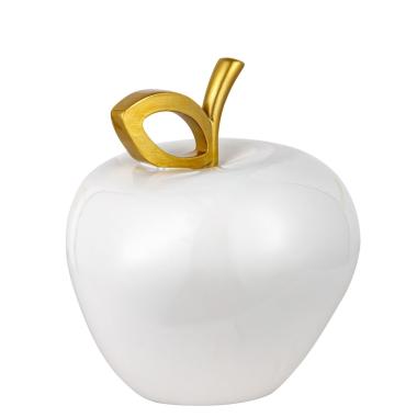 Mela Ceramica Bianca cm.15 |Montemaggi_979