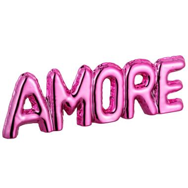 Scritta Amore Ceramica Rosa cm.22x22x50 |Montemaggi_647