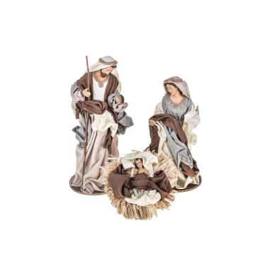 Natività cm.36 con Abiti Tessuto Set pz.3 |Bianchi Dino_201