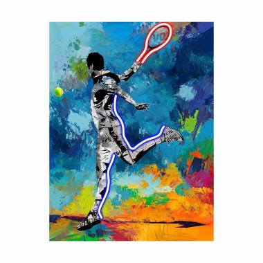 Quadro LED Tennis cm.60x90 |Lamart