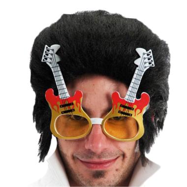 Occhiali Chitarra Oro con Fiamme |Guirca