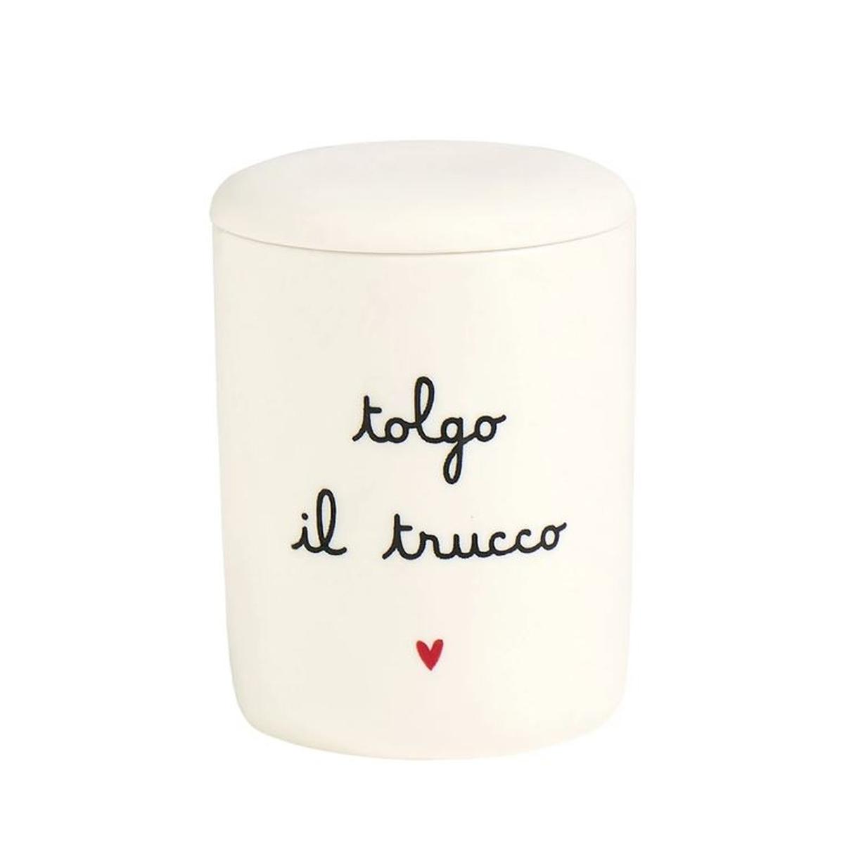 Portacotone Ceramica Tolgi il Trucco Simple |_063