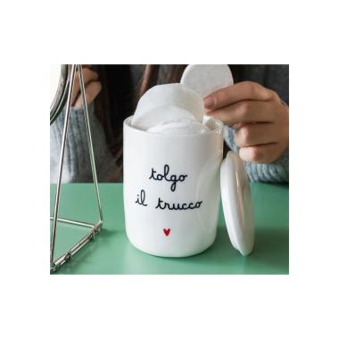 Portacotone Ceramica Tolgi il Trucco Simple |_063