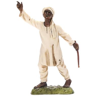 Statua cm.10 Conducente con Bastone |Moranduzzo