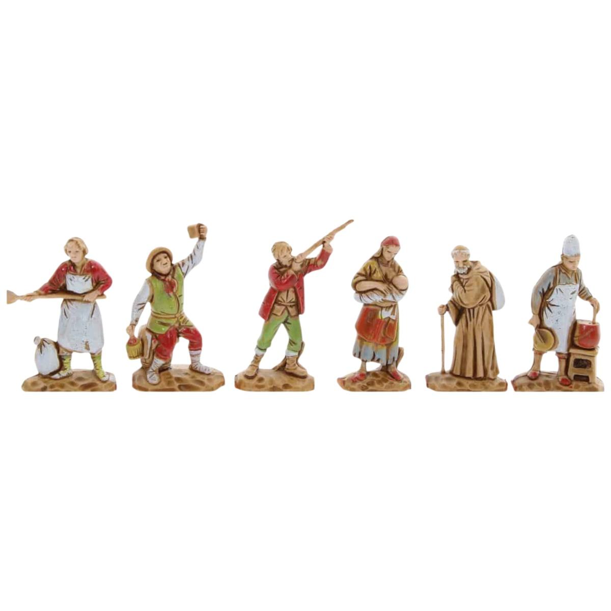 Statue cm.3,5 Soggetti Set pz.6 |Moranduzzo